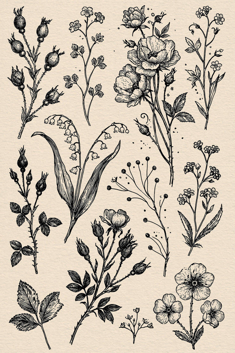Victorian Sprig & Heirloom Botanicals Book 49 Product Book 2 digital PDF embroidery design book - product image 12