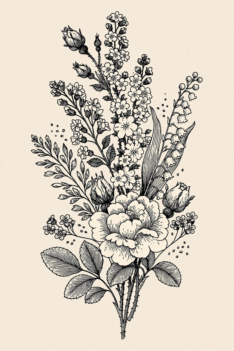 Victorian Sprig & Heirloom Botanicals Book 49 Product Book 4 digital PDF embroidery design book - product image 10