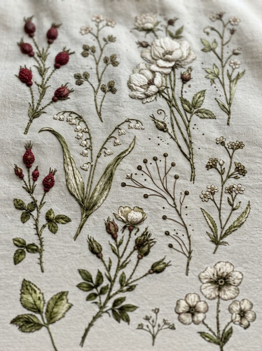 Victorian Sprig & Heirloom Botanicals Book 49 Product Book 2 digital PDF embroidery design book - product image 13