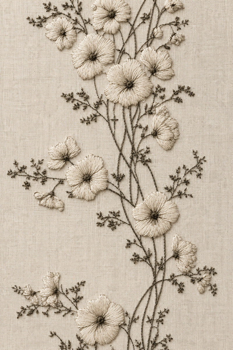 Sacred Floral Altar Border 1 from Church Embroidery & Sacred Ornament Book 4, a digital embroidery design reference for machine embroidery designs, embroidery patterns and border and edge embroidery.
