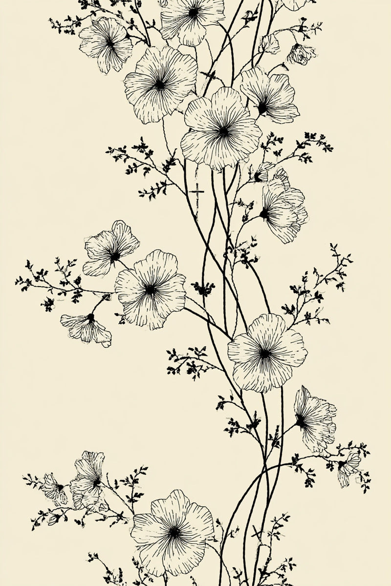 Sacred Floral Altar Border from Church Embroidery & Sacred Ornament Book 4, a digital embroidery design reference for machine embroidery designs, embroidery patterns and border and edge embroidery.