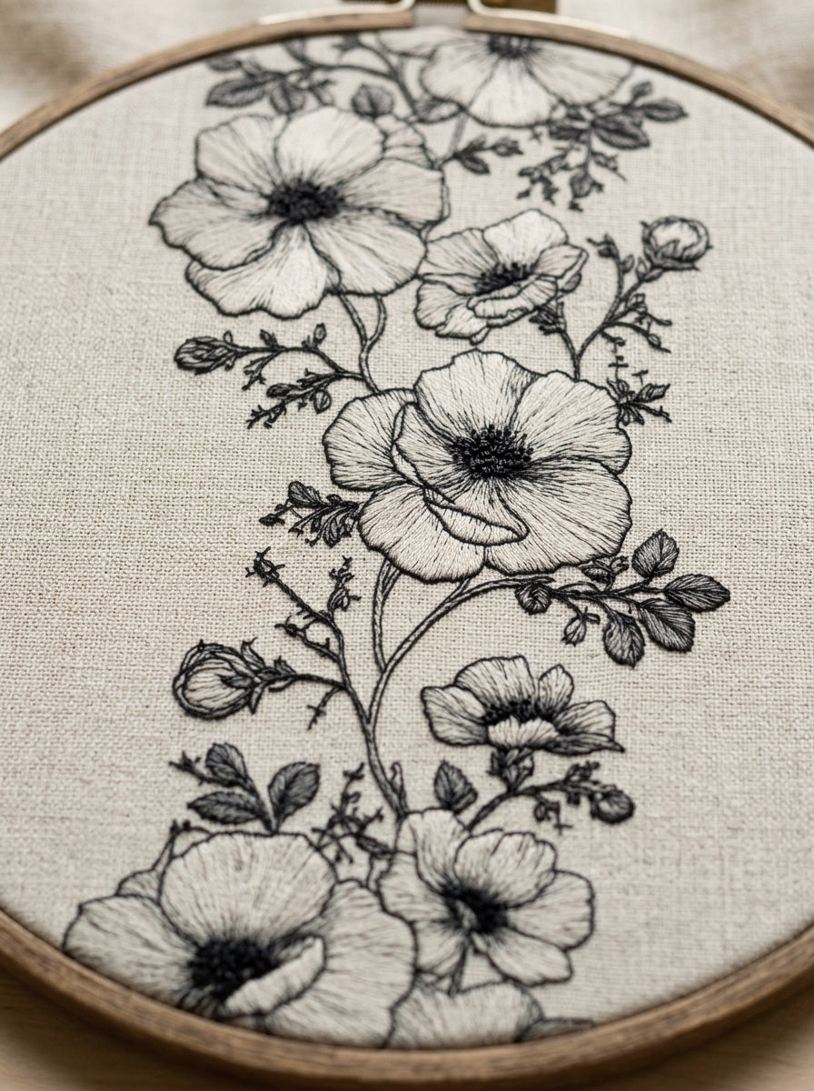 Sacred Floral Altar Border from Church Embroidery & Sacred Ornament Book 2, a digital embroidery design reference for machine embroidery designs, embroidery patterns and border and edge embroidery.