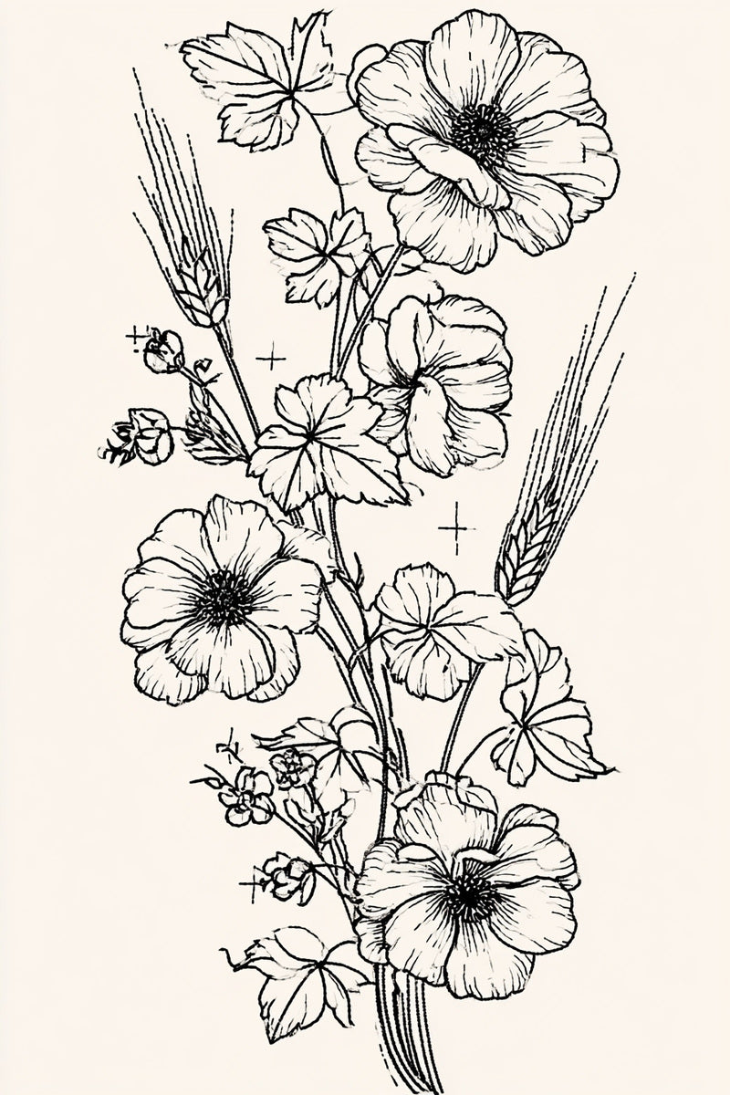 Sacred Floral Vestment Panel from Church Embroidery & Sacred Ornament Book 2, a digital embroidery design reference for machine embroidery designs, embroidery patterns and botanical and floral embroidery.
