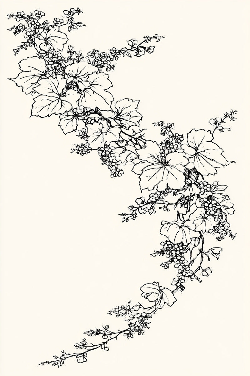 Sacred Vine Corner from Church Embroidery & Sacred Ornament Book 1, a digital embroidery design reference for machine embroidery designs, embroidery patterns and corner embroidery.