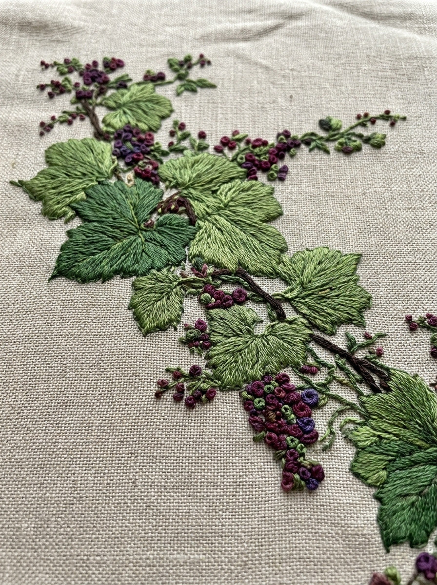 Sacred Vine Corner from Church Embroidery & Sacred Ornament Book 1, a digital embroidery design reference for machine embroidery designs, embroidery patterns and corner embroidery.