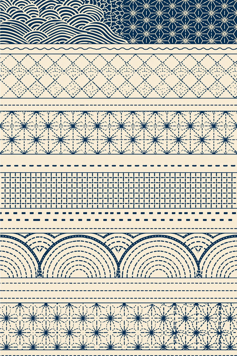 Scandinavian, Sashiko & Northern Minimal Stitch Book 16 Product Book 3 digital PDF embroidery design book - product image 22