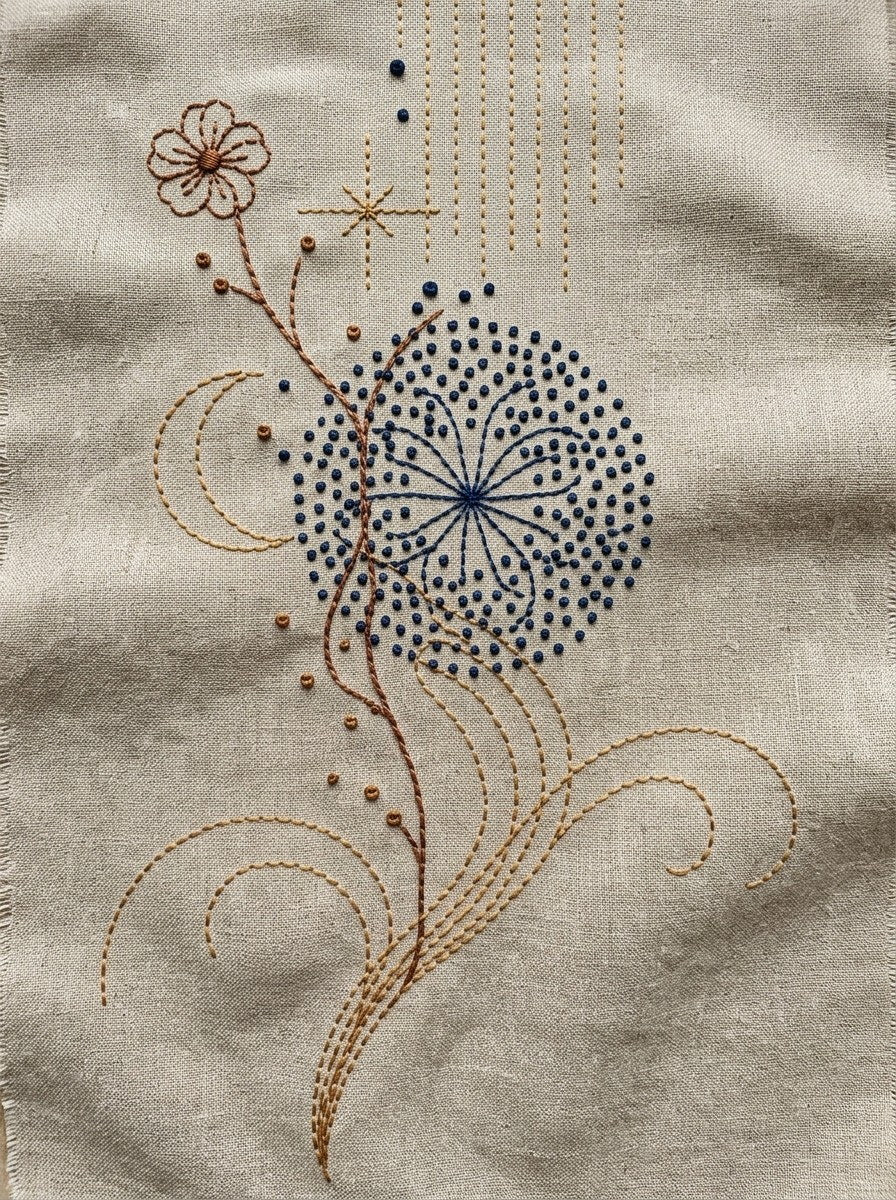 Scandinavian, Sashiko & Northern Minimal Stitch Book 16 Product Book 2 digital PDF embroidery design book - product image 28