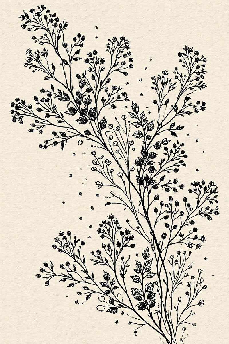 Scattered Botanical Filler Motif Botanical from Botanical Sprig Library Book 8, a digital embroidery design reference for machine embroidery designs, embroidery patterns and small motif and accent designs.