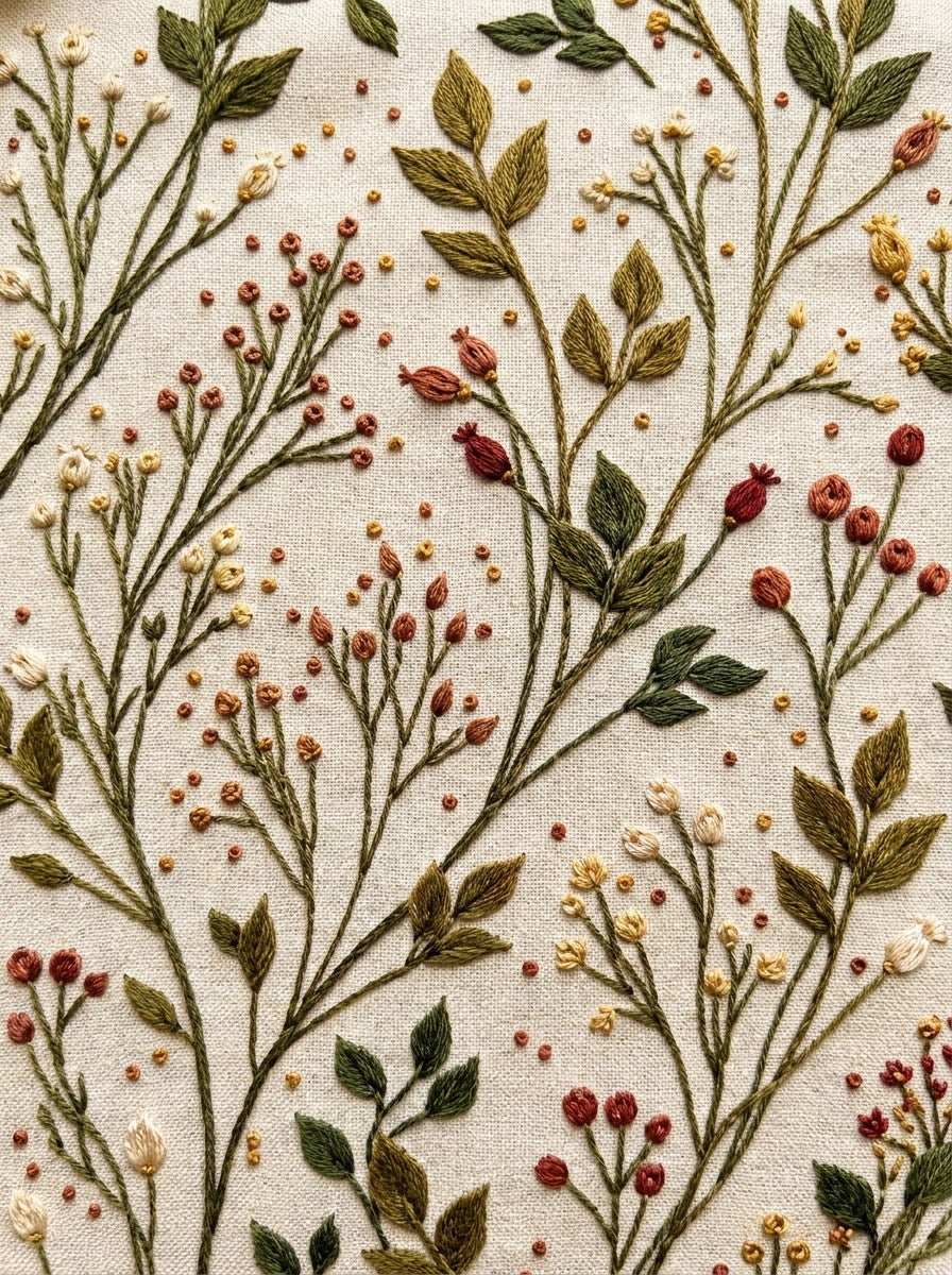 Scattered Botanical Filler Motif Botanical from Botanical Sprig Library Book 6, a digital embroidery design reference for machine embroidery designs, embroidery patterns and small motif and accent designs.