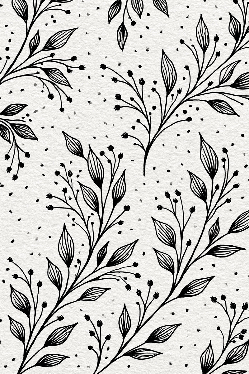 Scattered Leaf And Bud Motif from Botanical Sprig Library Book 9, a digital embroidery design reference for machine embroidery designs, embroidery patterns and small motif and accent designs.