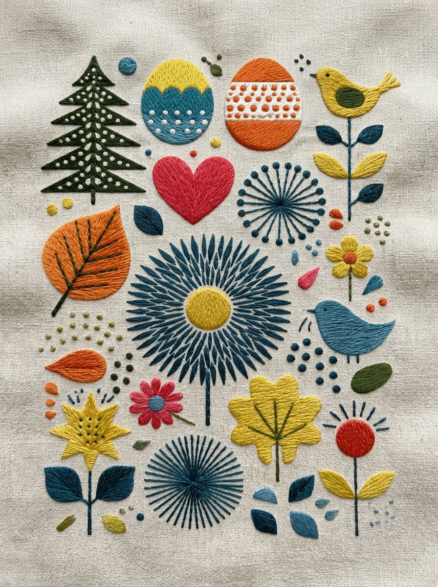Appliqué Compatible Designs - Book 1 | Digital PDF Embroidery Design Book
