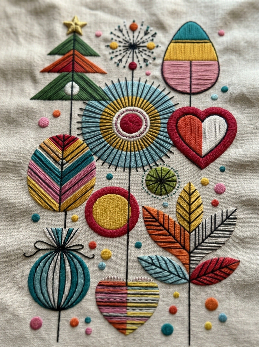 Seasonal Gift And Decorative Playful from Color Pop Patches & Playful Motifs Book 4, a digital embroidery design reference for machine embroidery designs, embroidery patterns and seasonal embroidery motifs.