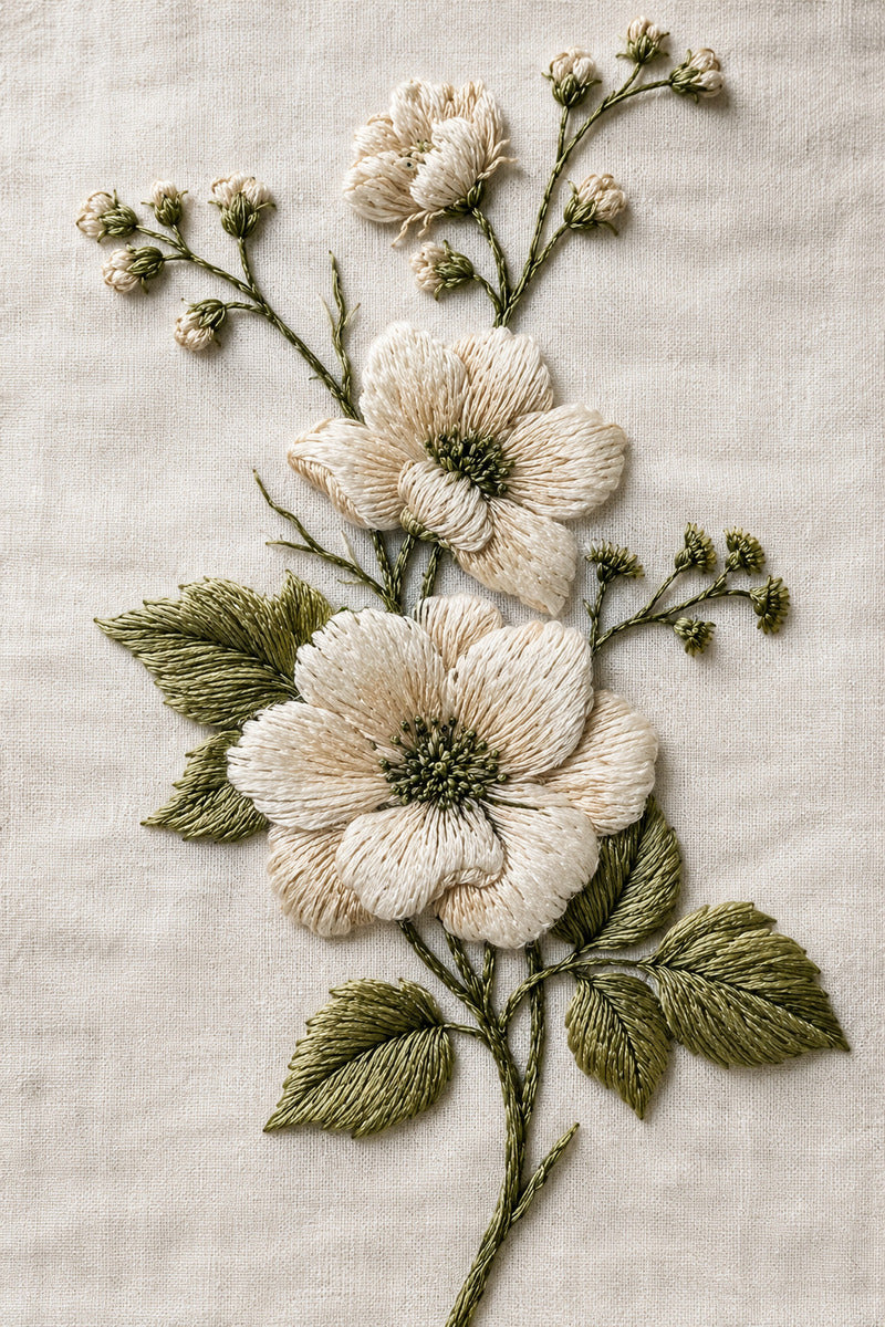 Simple Apron Pocket Motif 02 from Napkins, Table Runners & Kitchen Linens Book 2, a digital embroidery design reference for machine embroidery designs, embroidery patterns and border and edge embroidery.