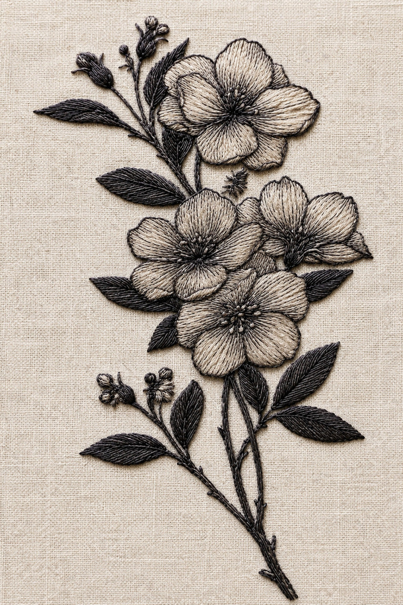 Simple Apron Pocket Motif 02 from Napkins, Table Runners & Kitchen Linens Book 3, a digital embroidery design reference for machine embroidery designs, embroidery patterns and border and edge embroidery.