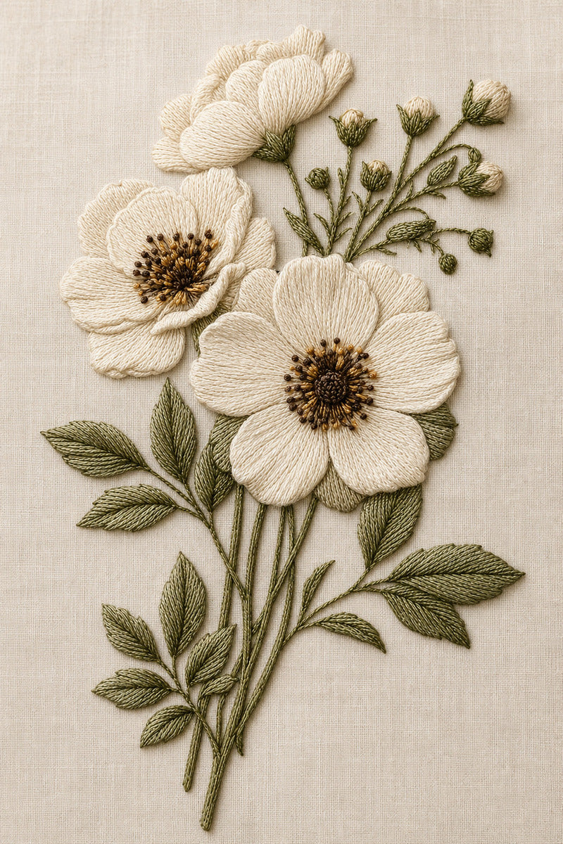 Simple Apron Pocket Motif 02 from Napkins, Table Runners & Kitchen Linens Book 4, a digital embroidery design reference for machine embroidery designs, embroidery patterns and border and edge embroidery.