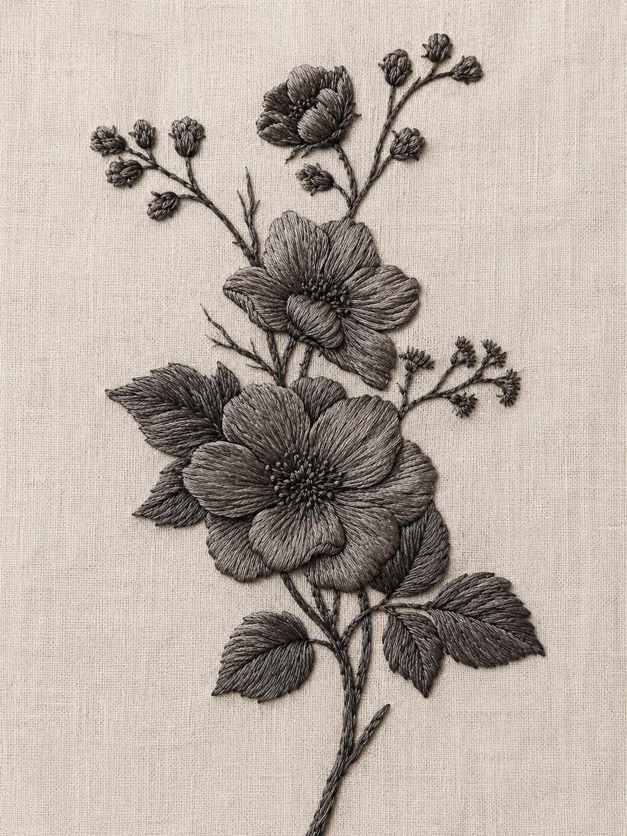 Simple Apron Pocket Motif 03 from Napkins, Table Runners & Kitchen Linens Book 2, a digital embroidery design reference for machine embroidery designs, embroidery patterns and border and edge embroidery.