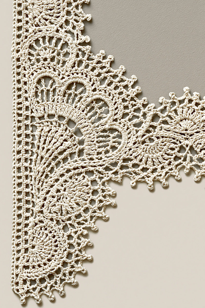Simple Crochet Corner Connector Crochet from Crochet Lace Borders & Edgings Book 4, a digital embroidery design reference for machine embroidery designs, embroidery patterns and border and edge embroidery.