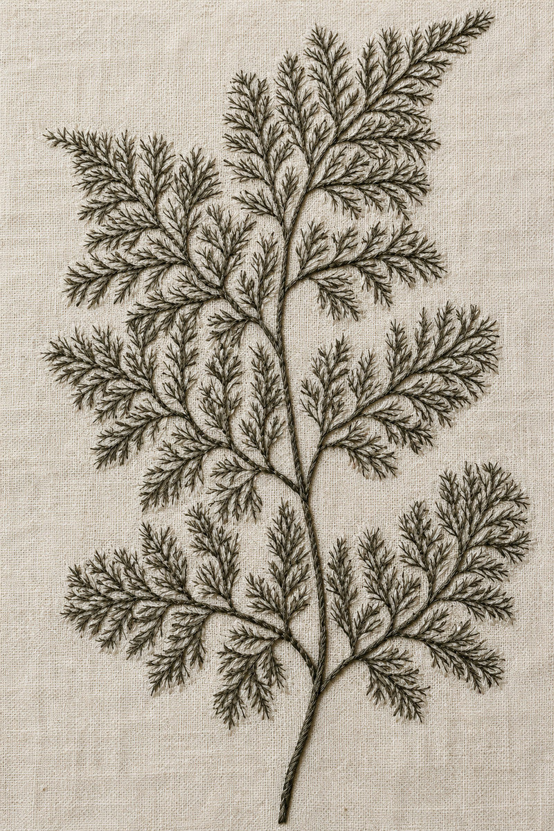 Single Botanical Motifs 2 from Botanical Embroidery Designs Book 1, a digital embroidery design reference for machine embroidery designs, embroidery patterns and botanical and floral embroidery.