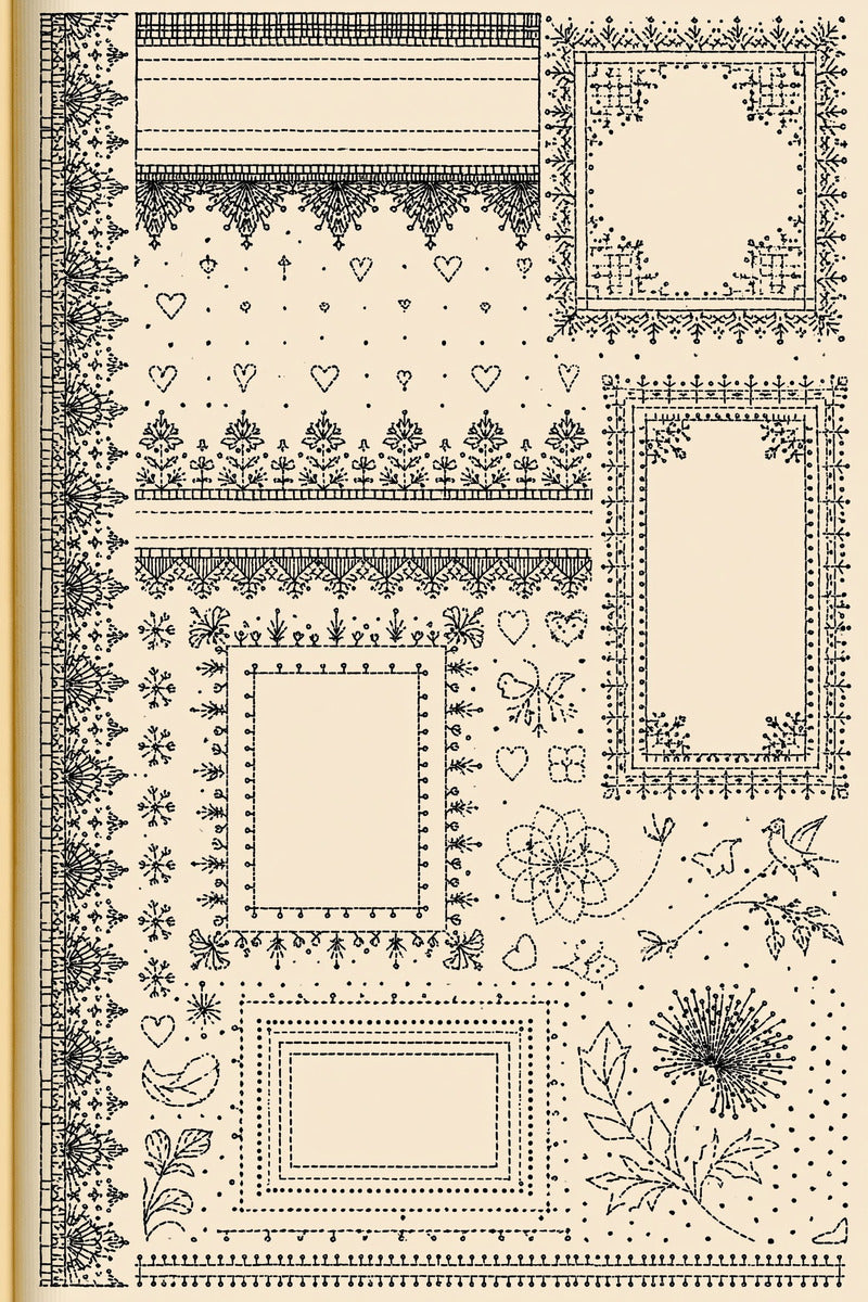 Single Color Embroidery Designs Book 32 Product Book 1 digital PDF embroidery design book - product image 23