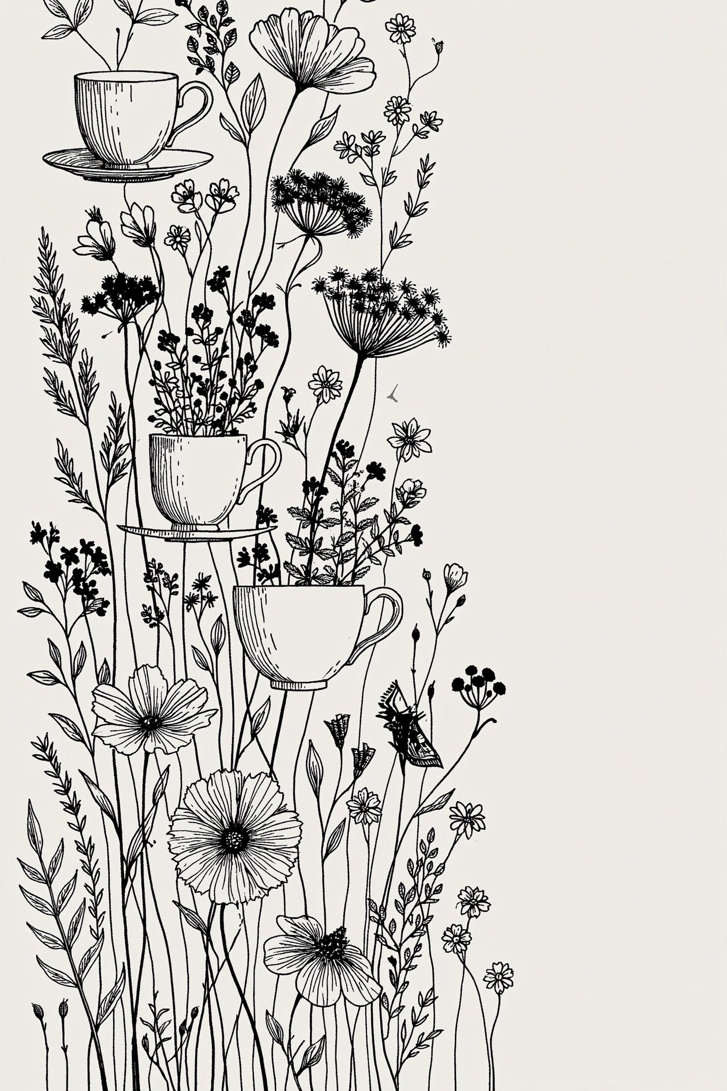 Digital PDF embroidery design bundle cover preview for Monochrome Stitch Language Bundle 2, featuring curated embroidery patterns, motif library references and textile design… - preview 22