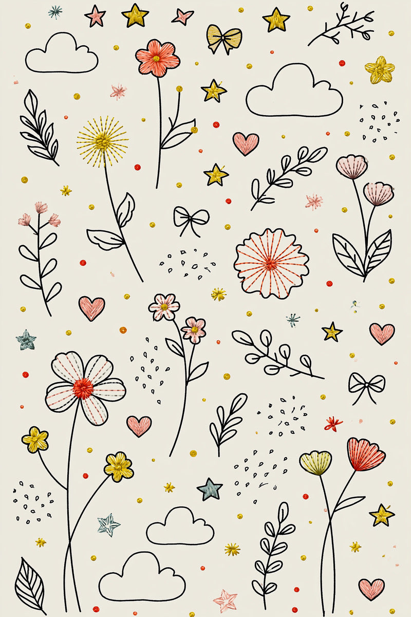 Soft Nursery Filler Plate Baby from Baby & Kids Embroidery Book 2, a digital embroidery design reference for machine embroidery designs, embroidery patterns and baby and keepsake embroidery.