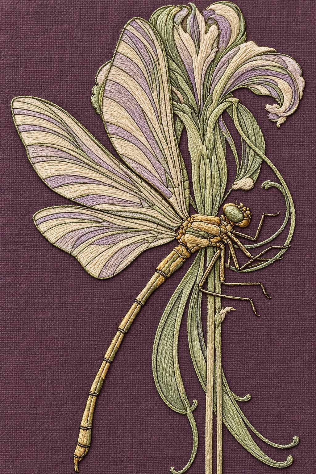 Art Nouveau Needlework - Book 3 | Digital PDF Embroidery Design Book | Hand embroidery example 10