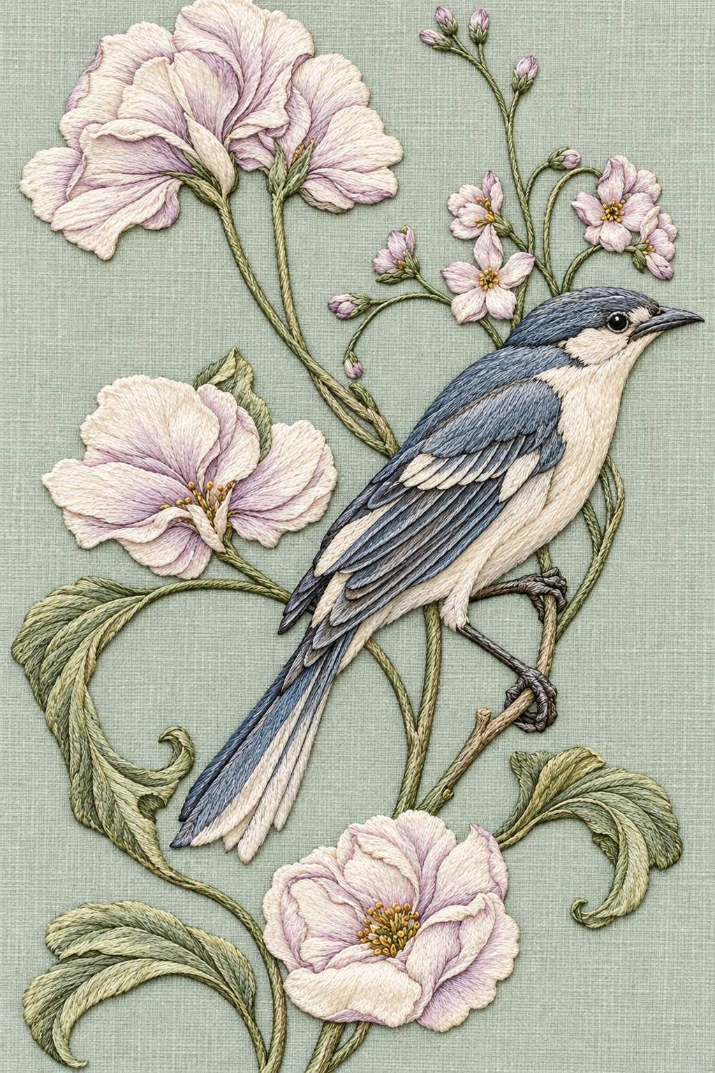 Art Nouveau Needlework - Book 3 | Digital PDF Embroidery Design Book | Hand embroidery example 15