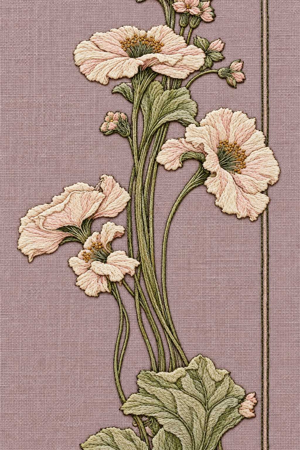 Art Nouveau Needlework - Book 4 | Digital PDF Embroidery Design Book | Hand embroidery example 3