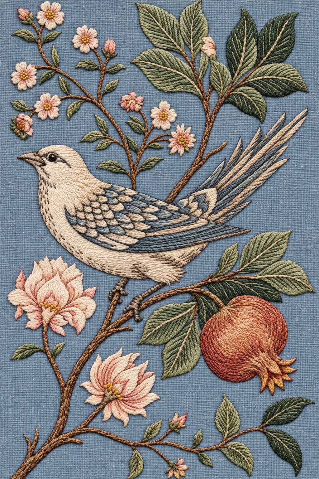 Jacobean & Crewel Embroidery - Book 2 | Digital PDF Embroidery Design Book | Hand embroidery example 2