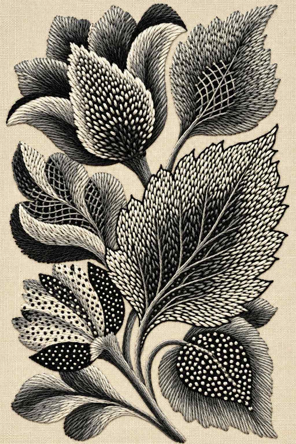 Jacobean & Crewel Embroidery - Book 2 | Digital PDF Embroidery Design Book | Hand embroidery example 4