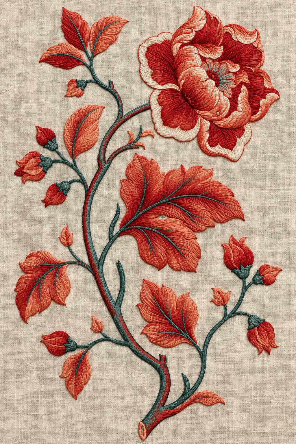 Jacobean & Crewel Embroidery - Book 3 | Digital PDF Embroidery Design Book | Hand embroidery example 9
