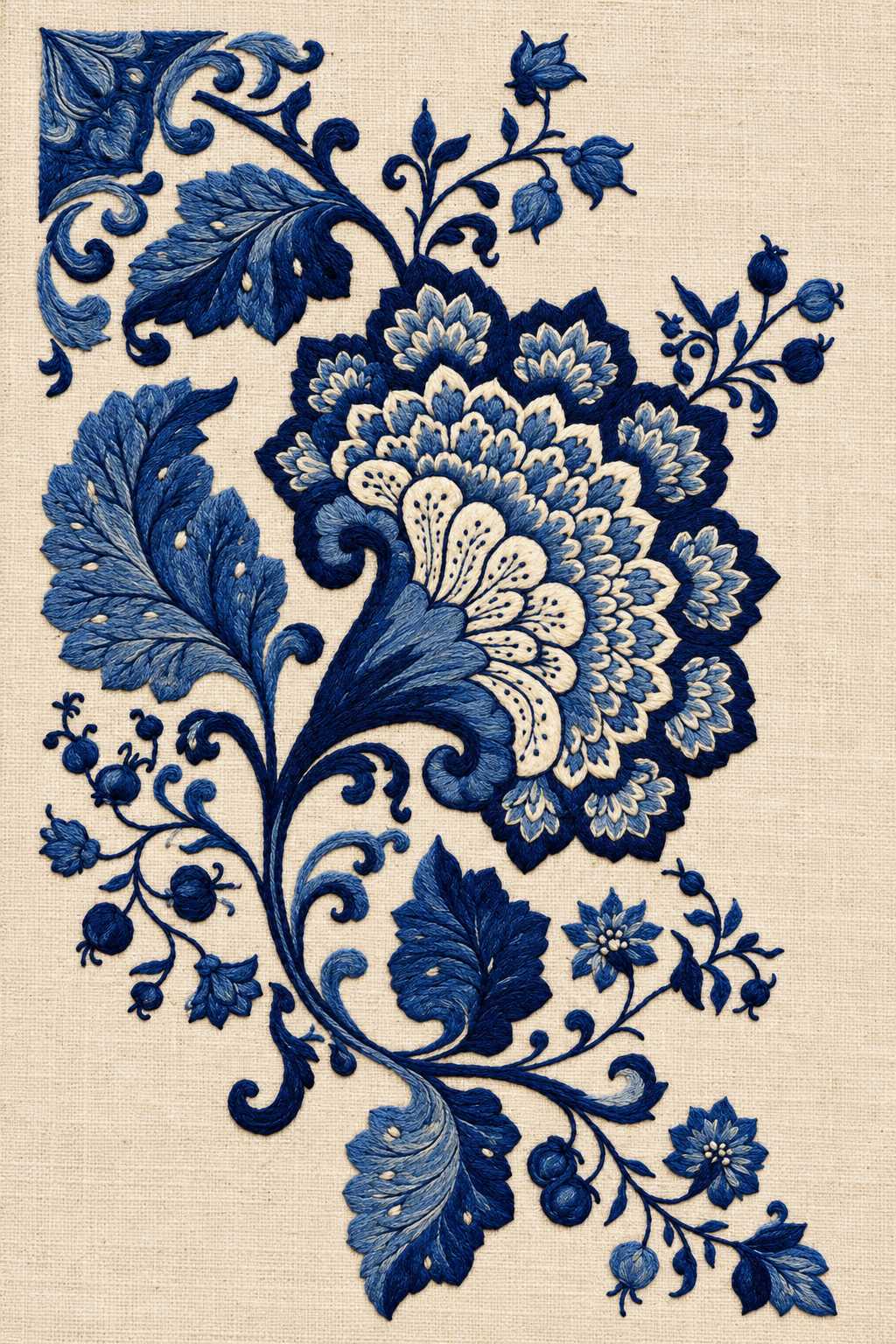 Jacobean & Crewel Embroidery - Book 3 | Digital PDF Embroidery Design Book | Hand embroidery example 10