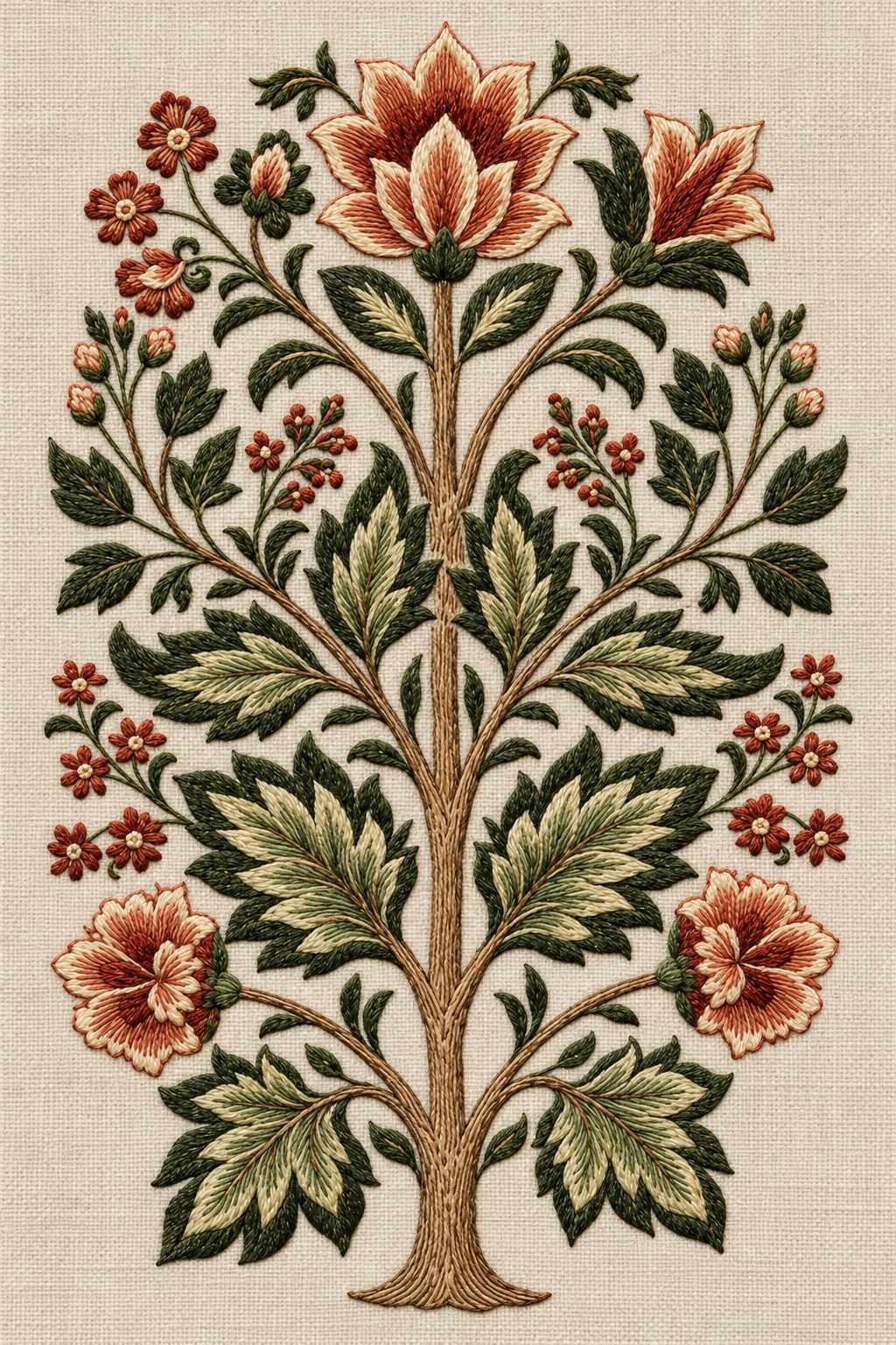 Jacobean & Crewel Embroidery - Book 3 | Digital PDF Embroidery Design Book | Hand embroidery example 15