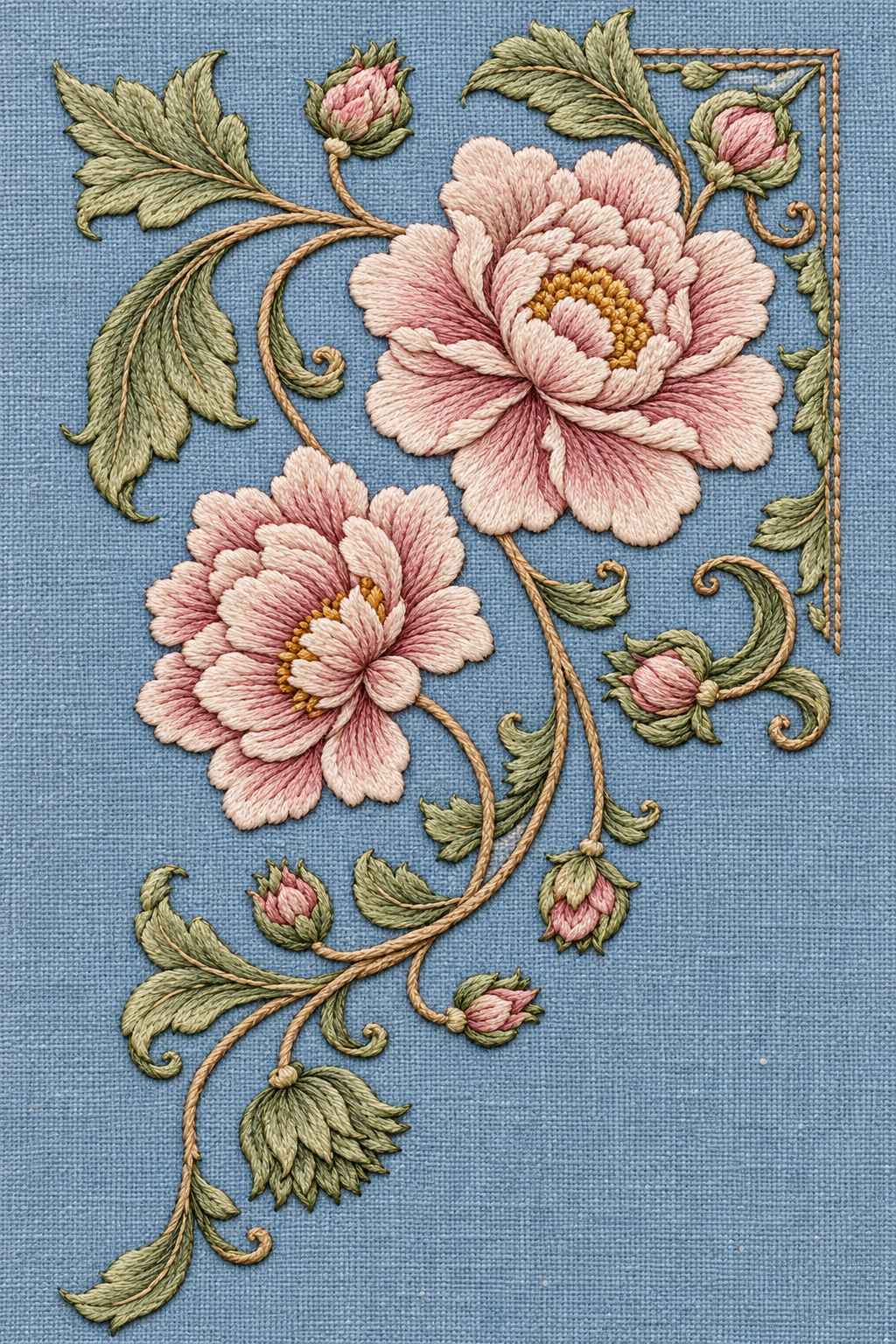 Mughal, Persian & Oriental Embroidery - Book 2 | Digital PDF Embroidery Design Book | Hand embroidery example 3