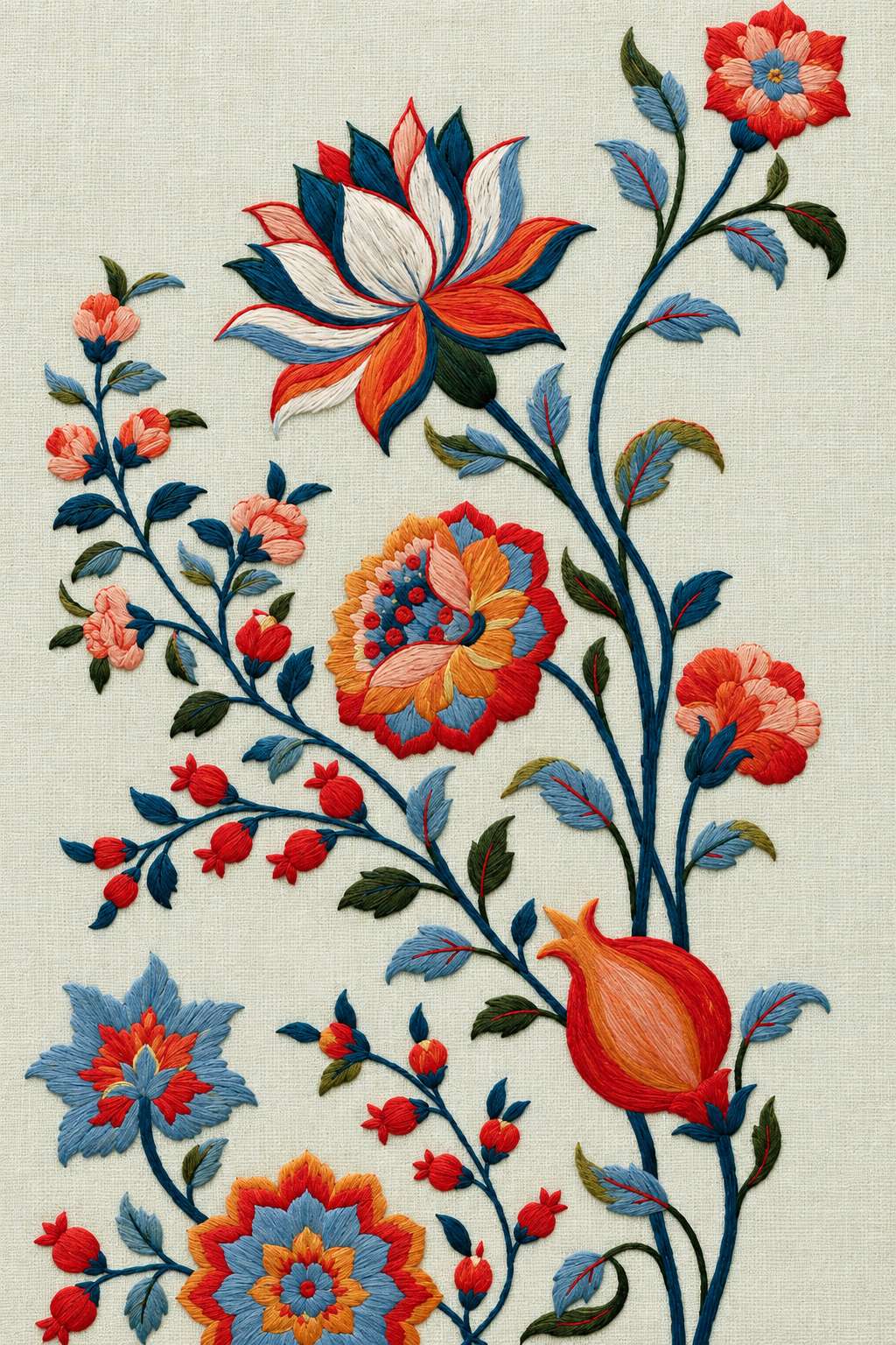 Mughal, Persian & Oriental Embroidery - Book 2 | Digital PDF Embroidery Design Book | Hand embroidery example 4