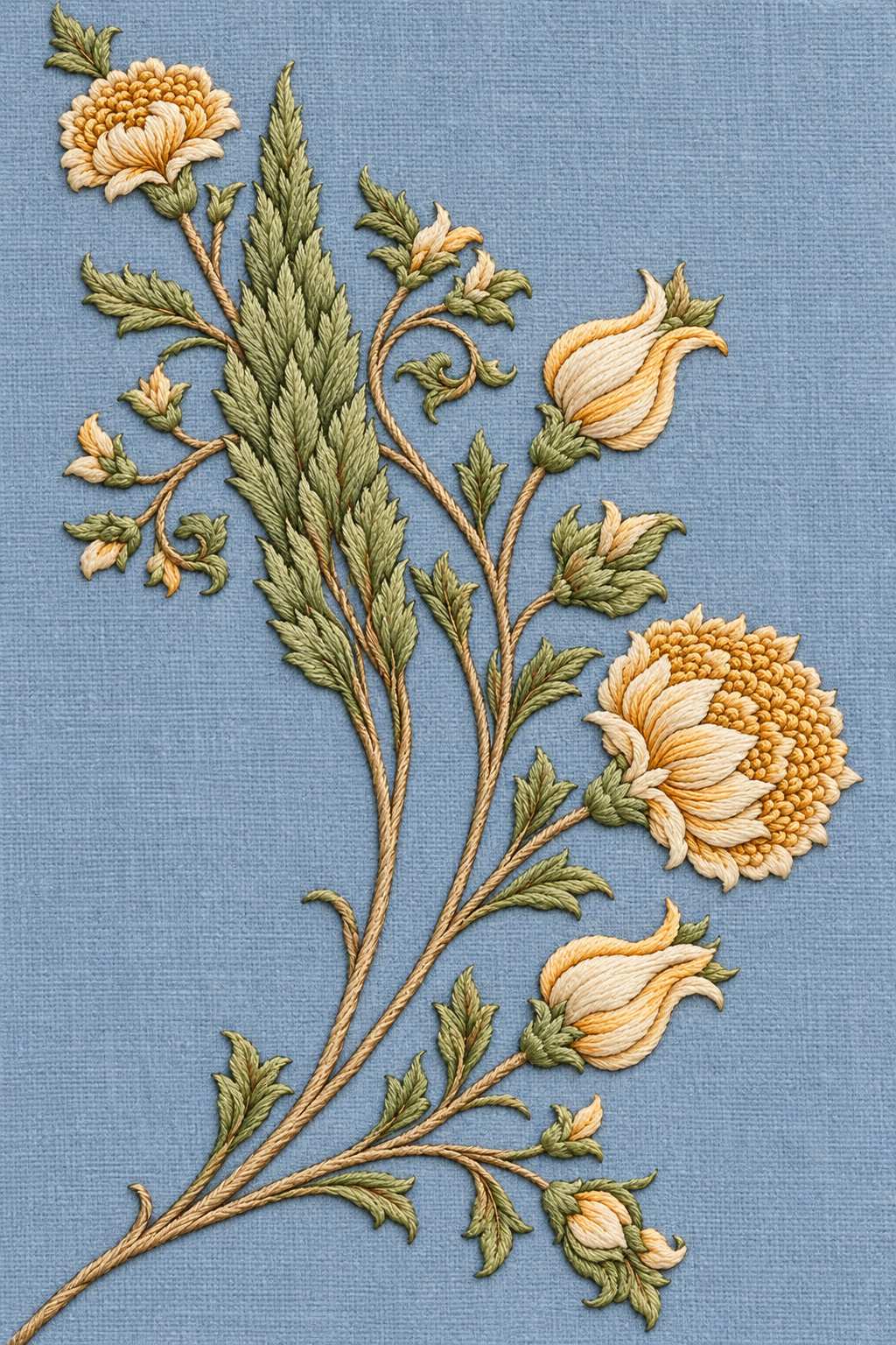 Mughal, Persian & Oriental Embroidery - Book 2 | Digital PDF Embroidery Design Book | Hand embroidery example 12