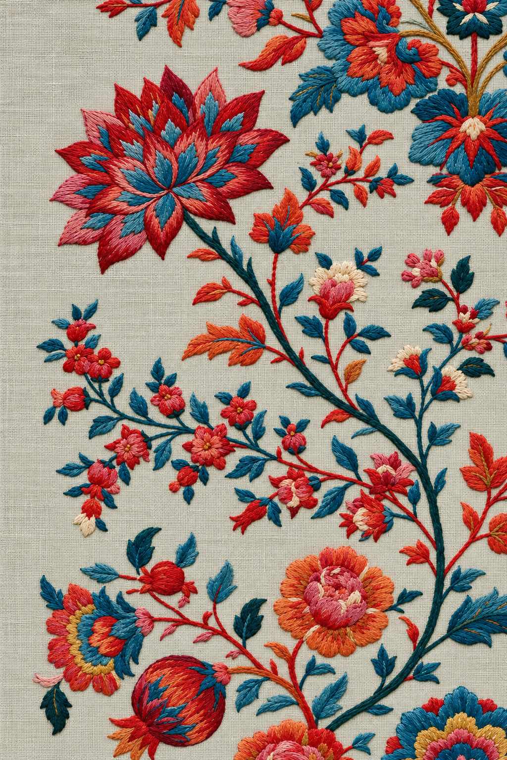 Mughal, Persian & Oriental Embroidery - Book 3 | Digital PDF Embroidery Design Book | Hand embroidery example 5