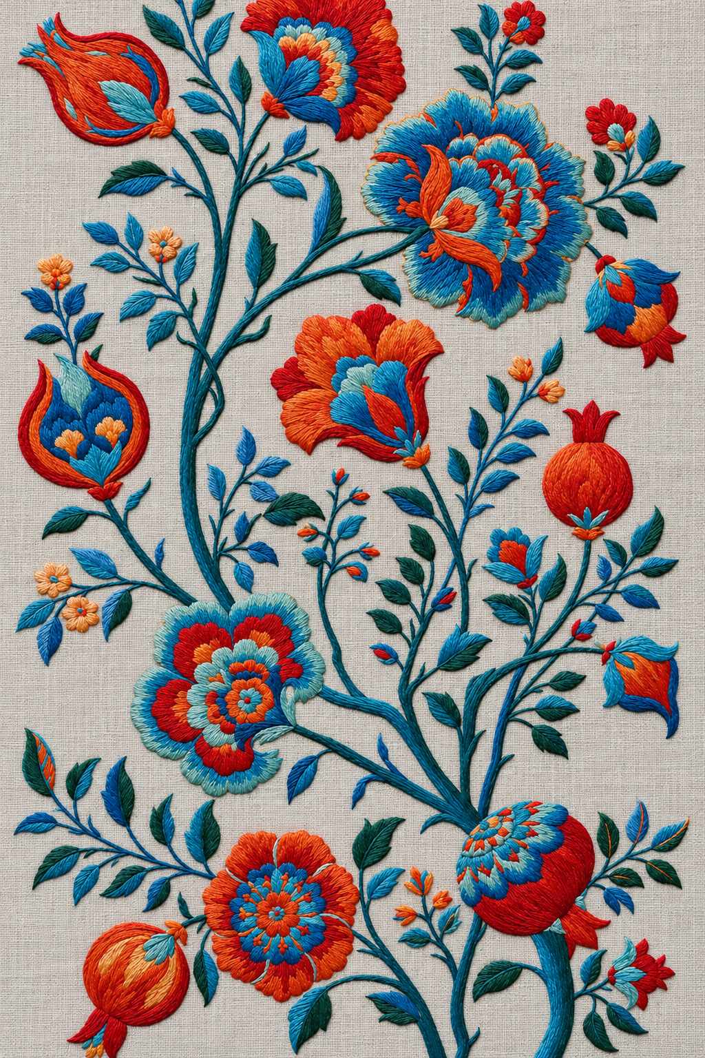 Mughal, Persian & Oriental Embroidery - Book 3 | Digital PDF Embroidery Design Book | Hand embroidery example 9