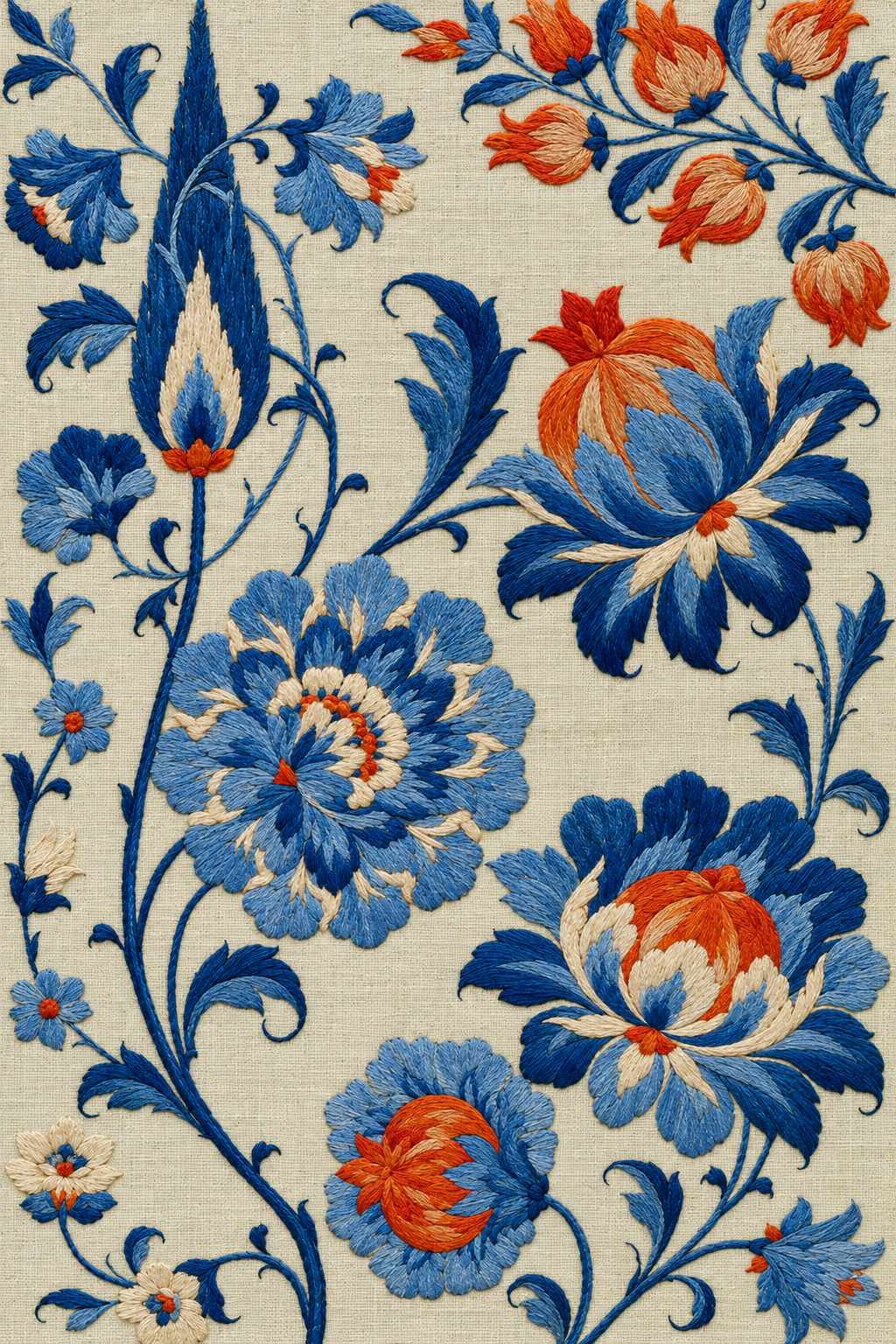 Mughal, Persian & Oriental Embroidery - Book 3 | Digital PDF Embroidery Design Book | Hand embroidery example 12