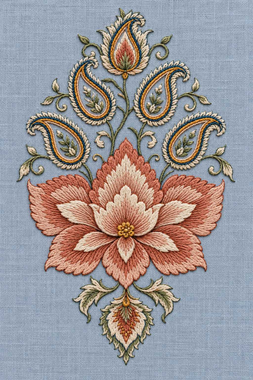 Mughal, Persian & Oriental Embroidery - Book 3 | Digital PDF Embroidery Design Book | Hand embroidery example 15