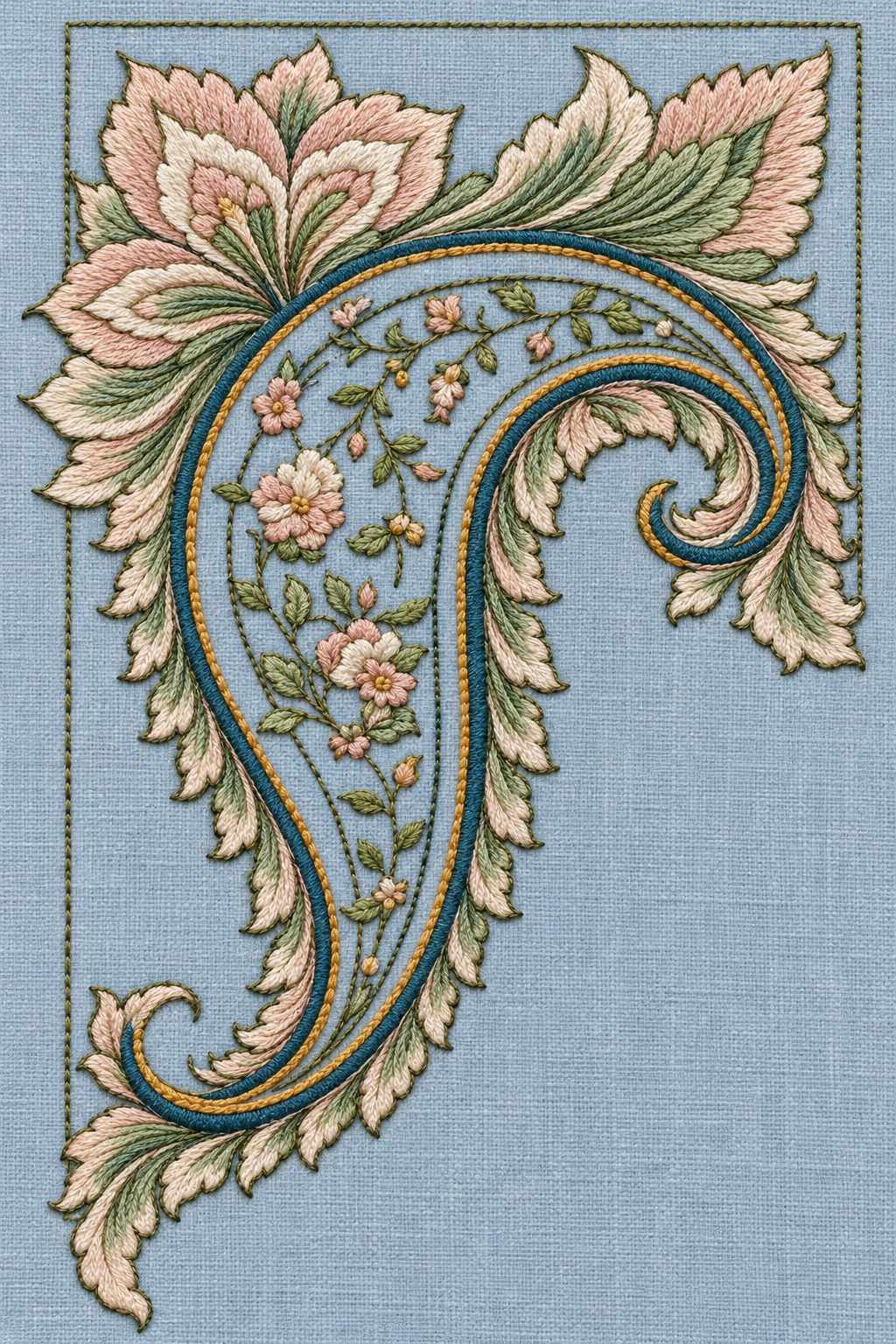 Mughal, Persian & Oriental Embroidery - Book 4 | Digital PDF Embroidery Design Book | Hand embroidery example 11