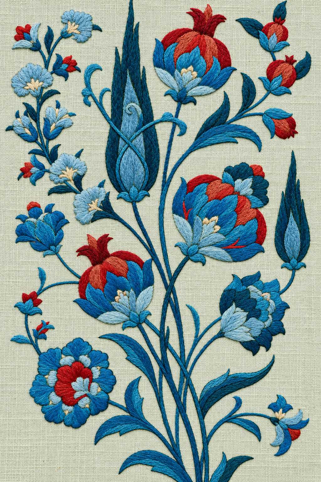 Mughal, Persian & Oriental Embroidery - Book 4 | Digital PDF Embroidery Design Book | Hand embroidery example 12