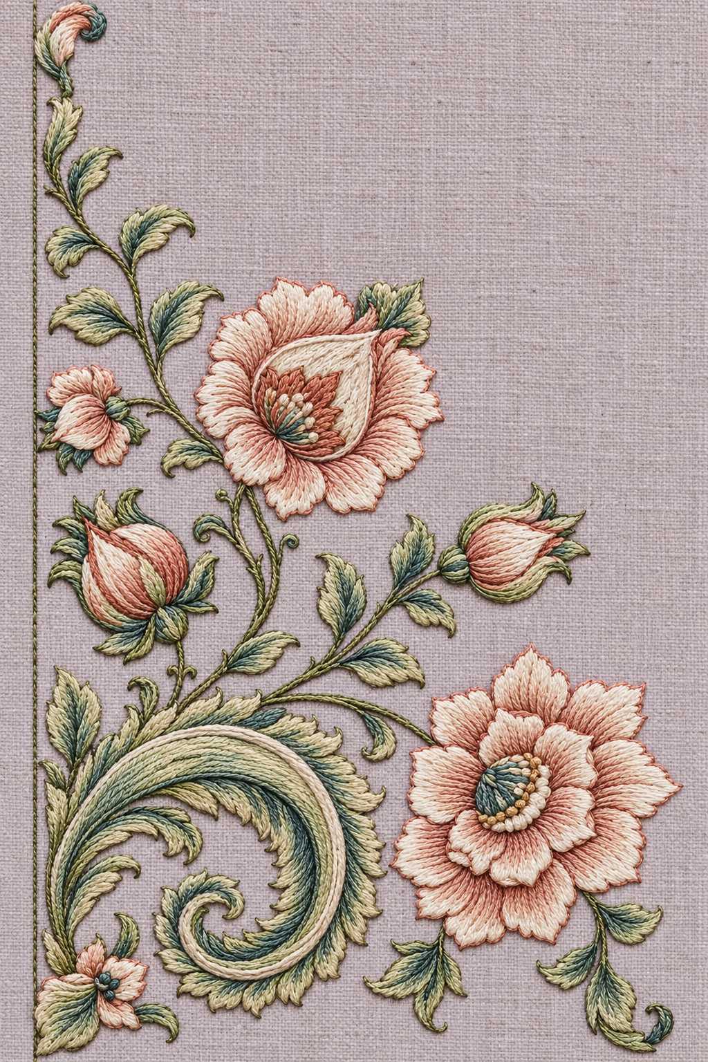 Mughal, Persian & Oriental Embroidery - Book 4 | Digital PDF Embroidery Design Book | Hand embroidery example 13