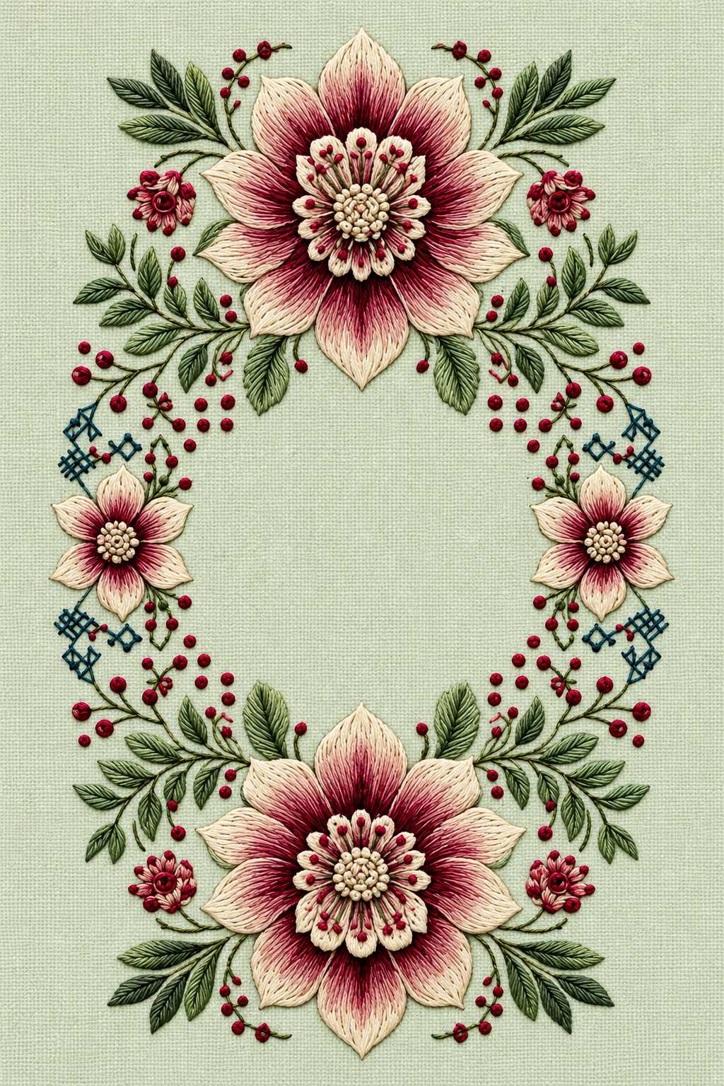 Hungarian & Slavic Embroidery Motifs Book 2 | Hand embroidery example 9