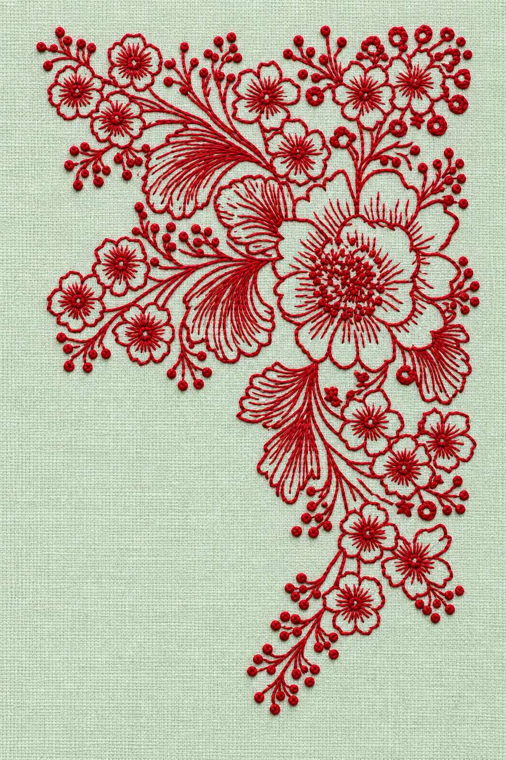 Hungarian & Slavic Embroidery Motifs Book 2 | Hand embroidery example 12