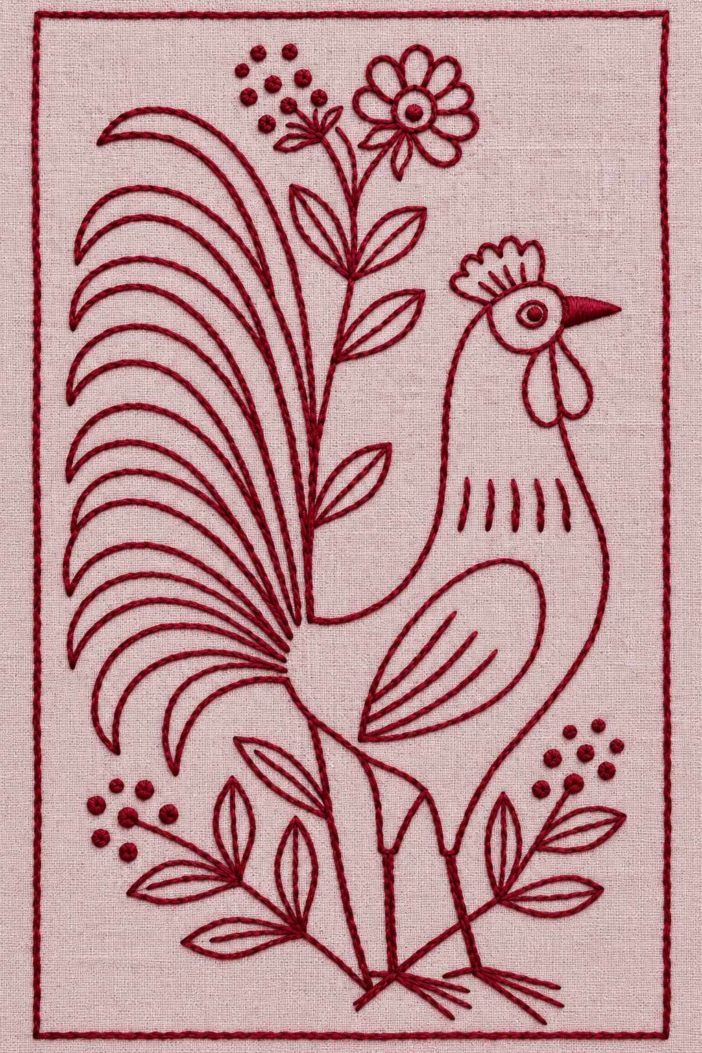 Hungarian & Slavic Embroidery Motifs Book 4 | Hand embroidery example 5