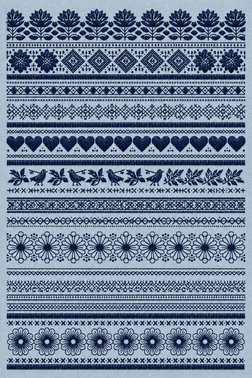 Hungarian & Slavic Embroidery Motifs Book 4 | Hand embroidery example 6