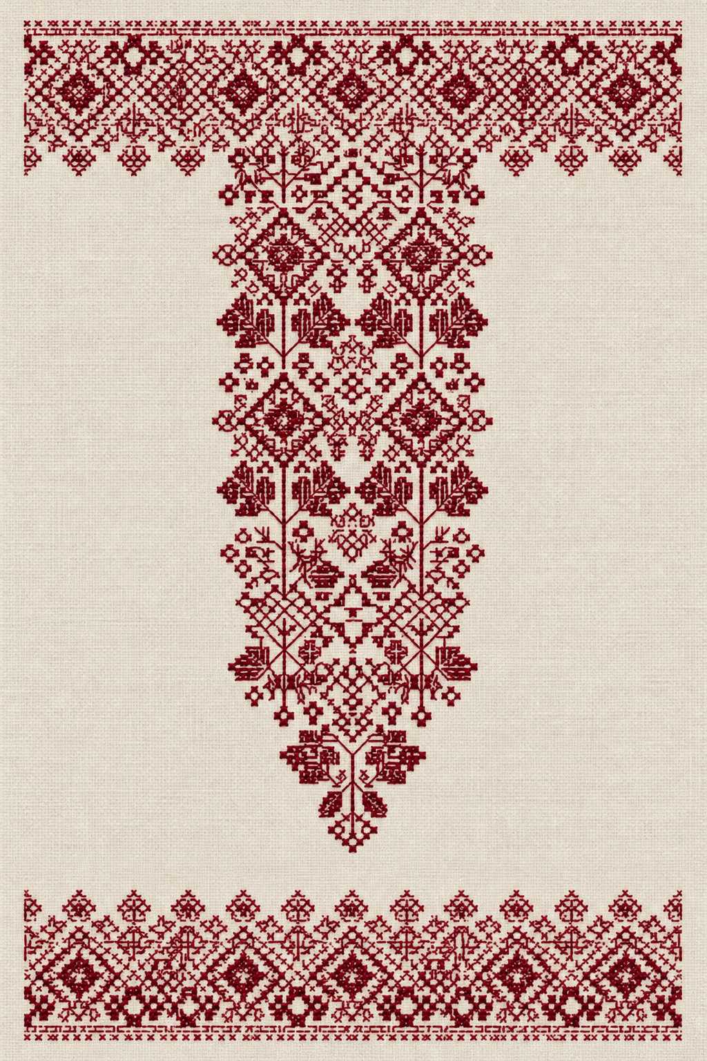 Hungarian & Slavic Embroidery Motifs Book 4 | Hand embroidery example 11