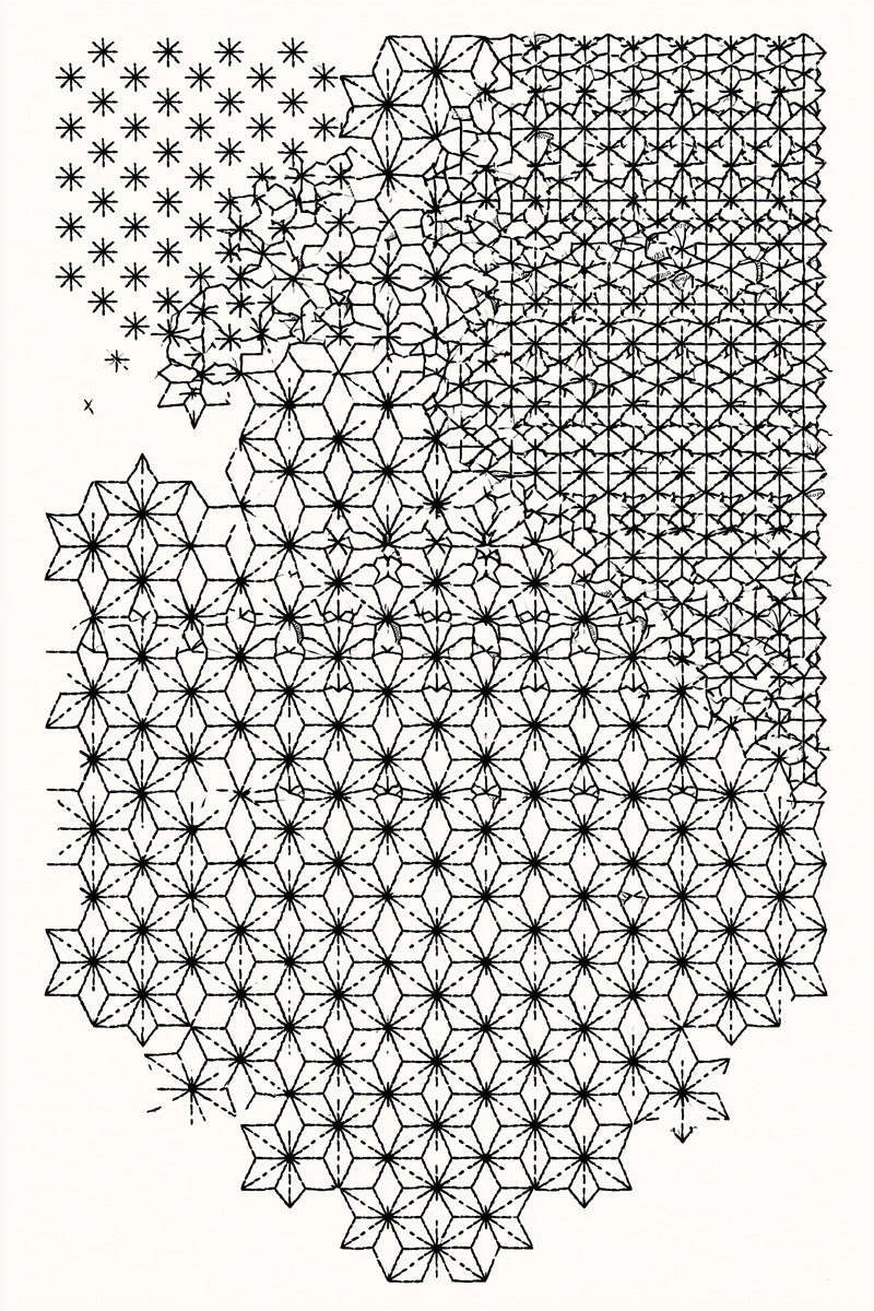 Star Fill Sampler from Colbert Embroidery Studies Book 3, a digital embroidery design reference for machine embroidery designs, embroidery patterns and embroidery design reference.