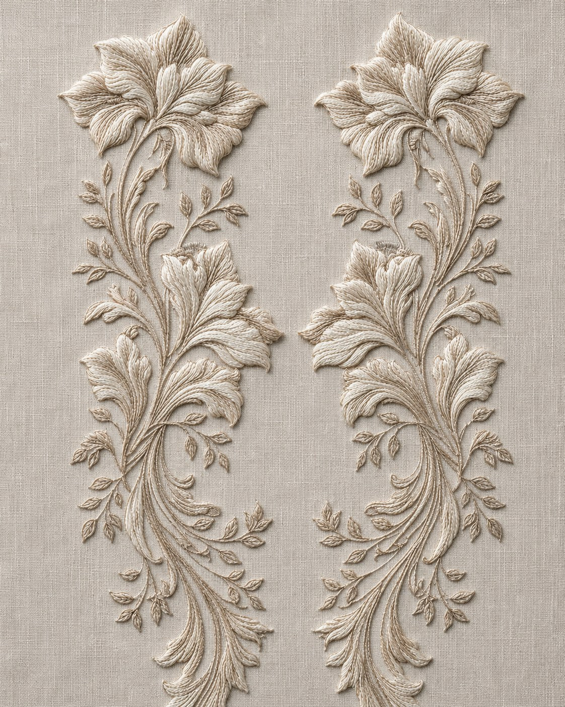 Digital PDF embroidery design bundle cover preview for Garment & Linen Placement Bundle 4, featuring curated embroidery patterns, motif library references and textile design… - preview 24